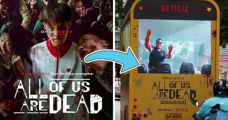 Netflix launch terrifying bus campaign for new horror series, 'All