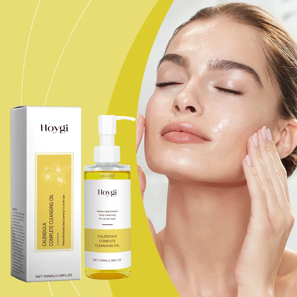 Marigold Cleansing Oil Gentle Cleansing Effectively Removes Impurities and Makeup, Leaving Skin Hydrated, Soft, and Glow