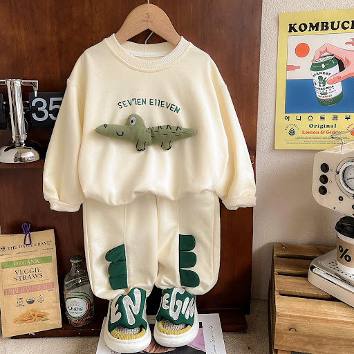 Title 3, Western Style Little Dinosaur Suit for Baby Boy...