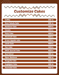 Dessert King Cake Cafe menu 1