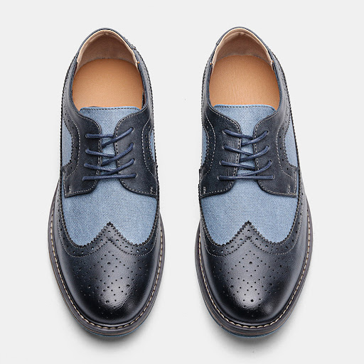 Title 6, Mens Fashion Casual Multicolor Business Leathe...