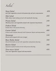 Kogai - Fine Japanese Dining menu 3