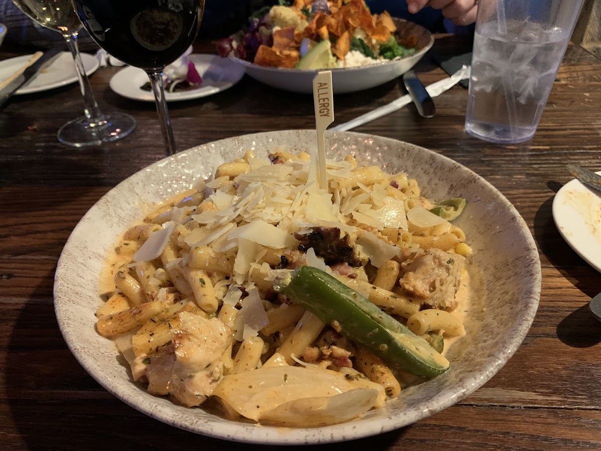 Gluten-Free Pasta at Tavern in the Square