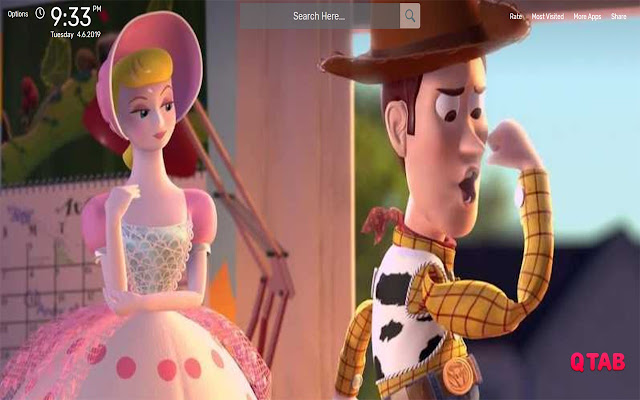 TOY STORY 4 Wallpapers HD Theme