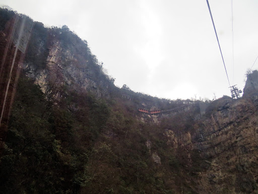 Cable Car Ride to Tianmen Mountain China 2016