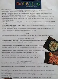 Morellos menu 2