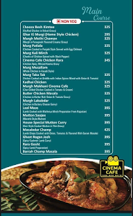 Cinema Cafe menu 4