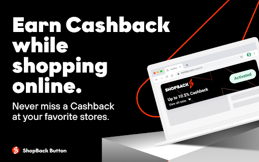 ShopBack Button - Earn Cashback as you shop!