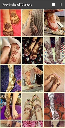 Foot Mehndi Design