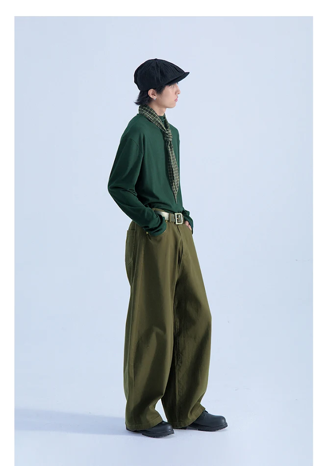 Men's Retro Minority Vintage Style Profile Radish Overalls. Unique design, comfortable fit, and a classic vintage look f