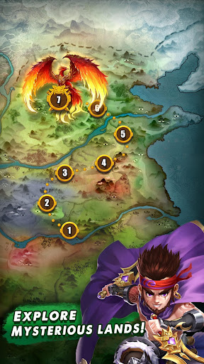 Télécharger Three Kingdoms & Puzzles: Match 3 RPG  APK MOD (Astuce) screenshots 4