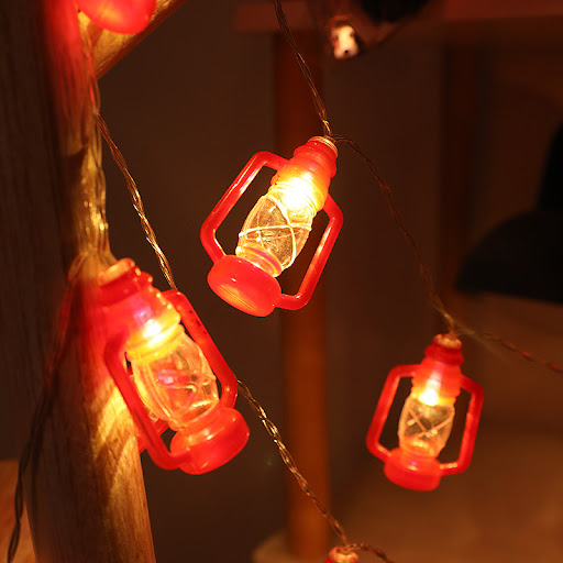 Title 6, Halloween Retro Kerosene Lamp Style Holiday Roo...