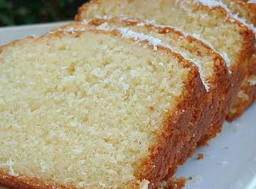 Moist Coconut Loaf Cake