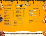 Waffle Town menu 1