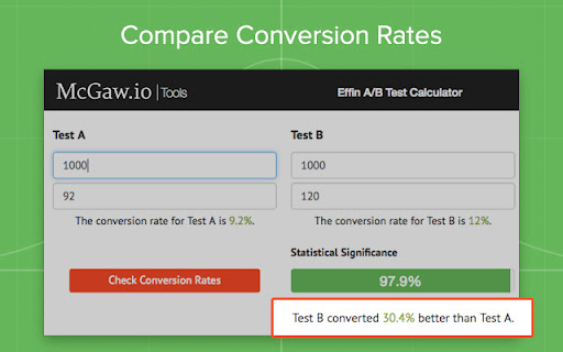 McGaw.io AB Testing Tracking Tool