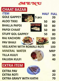 Bobby Tikki Wala menu 2