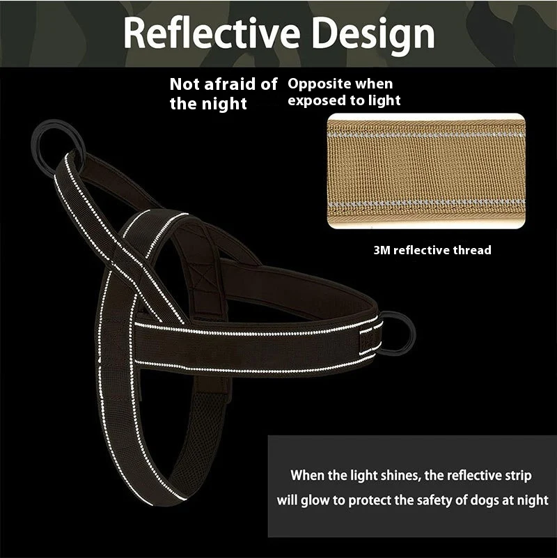 Dog Breast Strap Vest Jacket Medium Large Dog Pet Hand Holding Rope Comfortable and Secure Walking Control