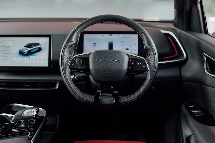 The cabin has an all-digital dashboard. Picture: SUPPLIED