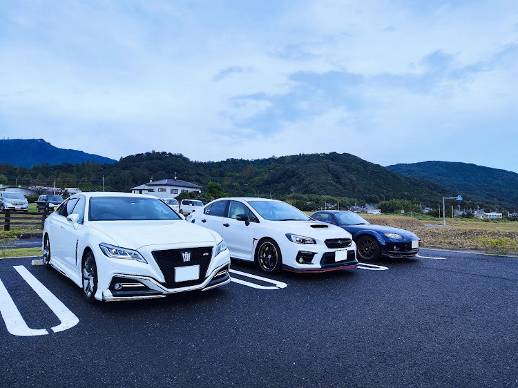 WRX STIのクリスタルホワイト・パール・ドライブ・蕎麦・筑波に関するカスタム事例の投稿画像1枚目