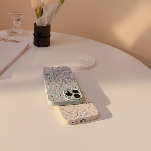 Title 3, Korean Vintage Floral Phone Case — Stylish prot...