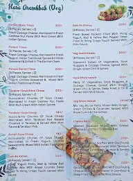 The Urban Kasba menu 7