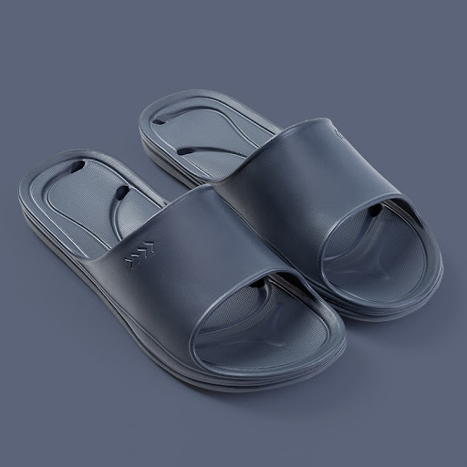 Title 2, Mens Summer Slippers for Home Bathroom Non-Sli...
