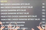 Hi-Tech Arabian Shawarma & Snacks menu 4