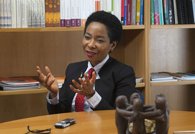 University of Cape Town vice-chancellor Mamokgethi Phakeng says the institution 'can create new treasures out of our own scholarship' after the Jagger Library was destroyed by a fire. File photo.