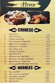 Flavours Restaurant menu 1