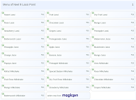 Neel 9 Lassi Point menu 1