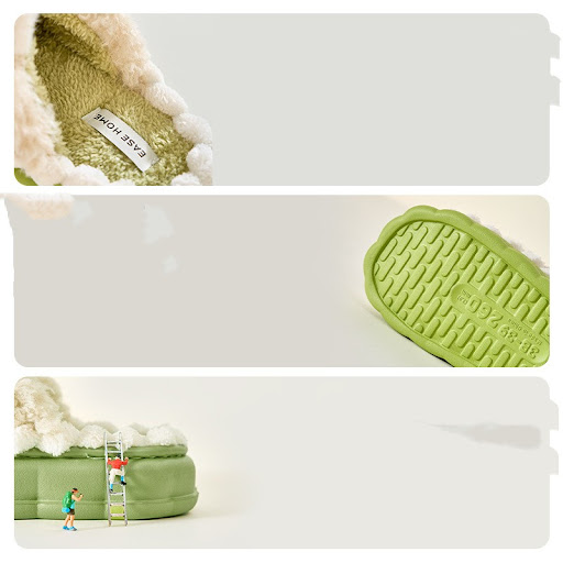 Title 4, Womens Cotton Slippers Autumn and Winter Non-s...