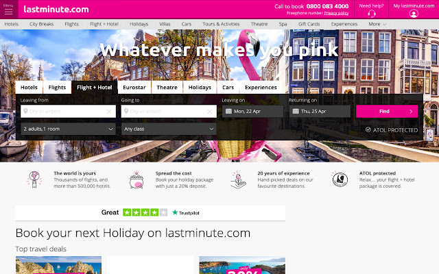 lastminute.com linkify