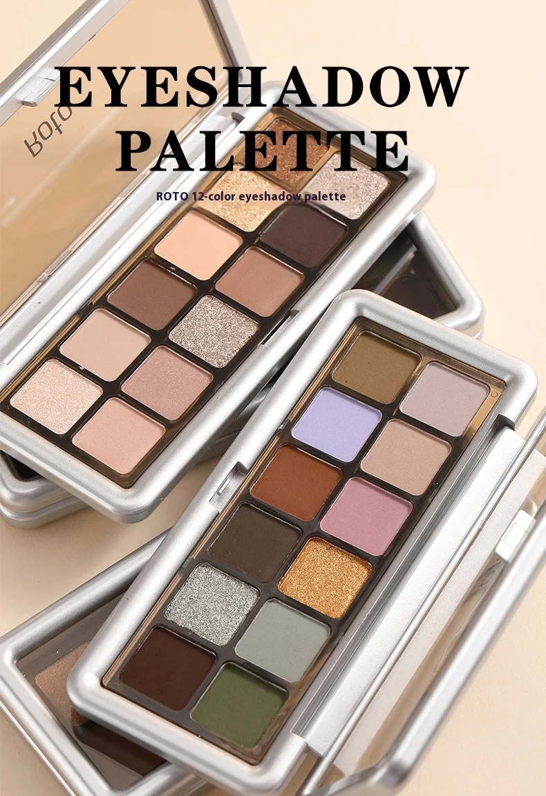 Title 15, Cement Plate 12 Color Eyeshadow Palette Pearl M...