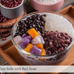 Taro & Yam Balls with Red Bean