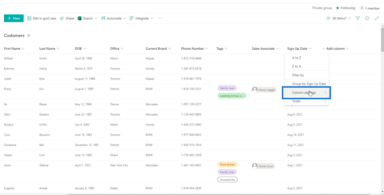 calculated columns in sharepoint