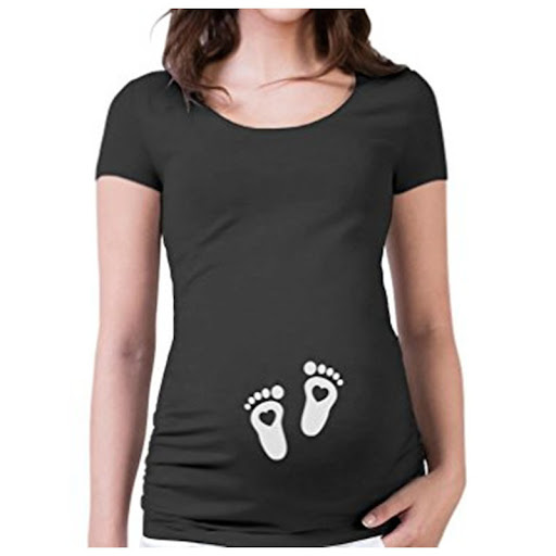 Title 7, Womens Maternity T-Shirts Slim Funny Letter To...