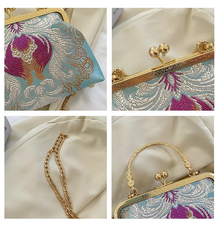 Title 7, Elegant Retro Handbag Antique Small Bag Handbag
