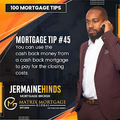 Mortgage tip for a cash back mortgage