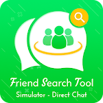 Cover Image of Descargar Friend Search Tool Simulator Direct Chat 1.7 APK