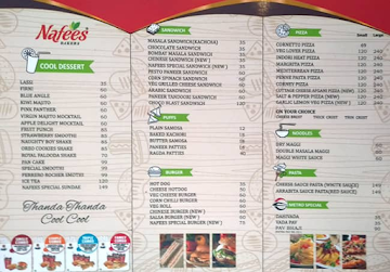 Nafees Bakers Prime menu 