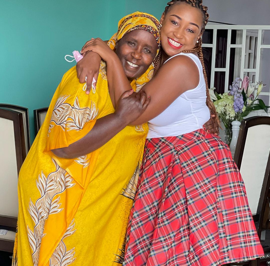 Betty Kyallo's cute message to mum on special day