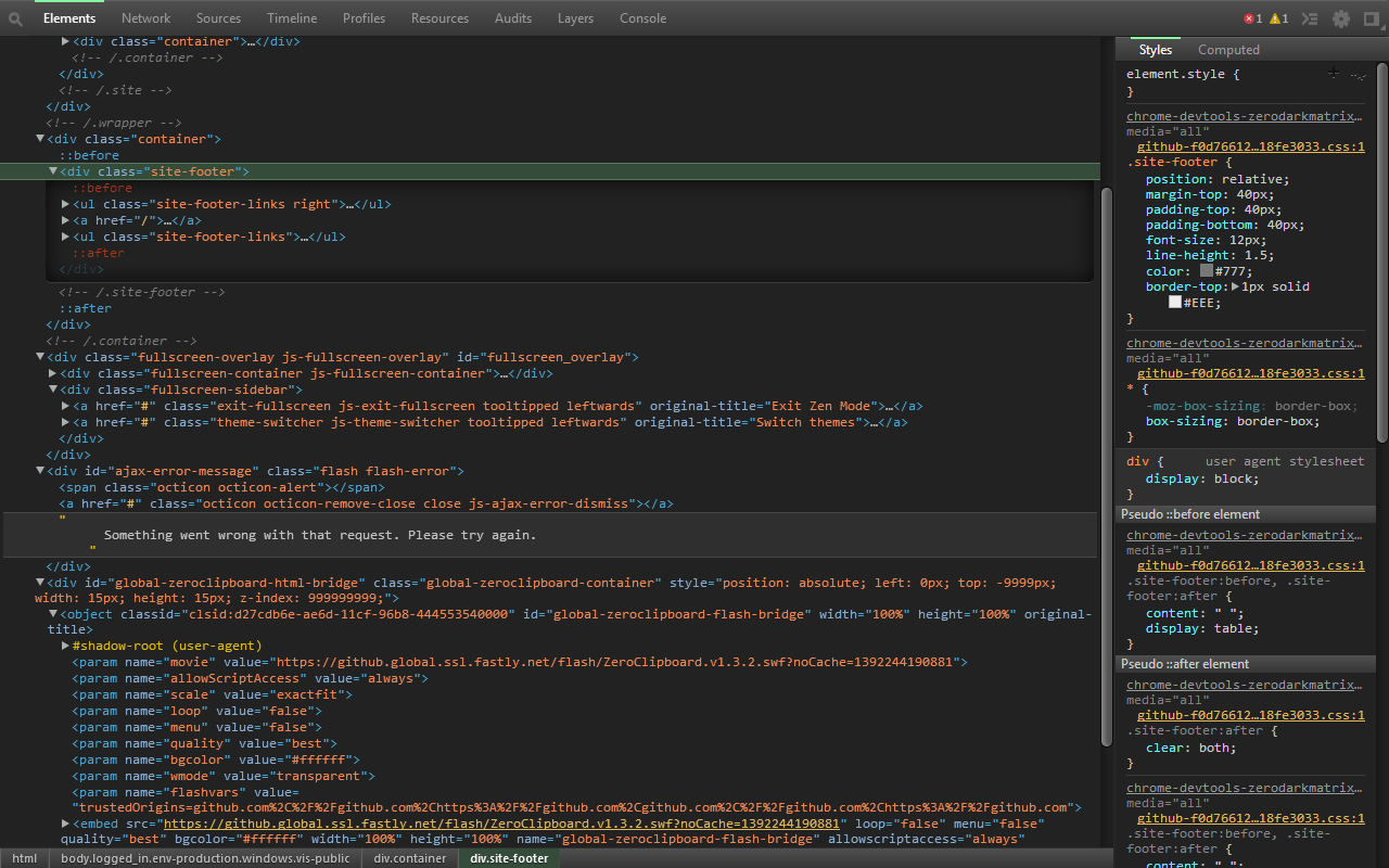 DevTools Theme: Zero Dark Matrix Preview image 3