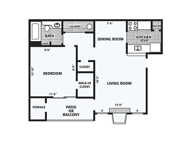 Beechnut Floorplan Diagram