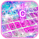 Clavier Silver Glitter Galaxy icon