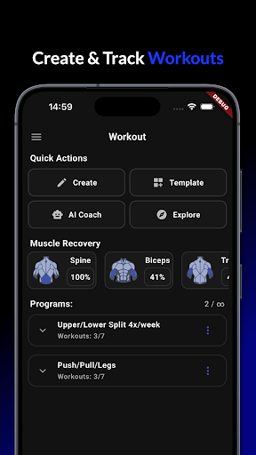 Screenshot Gym Rank: AI Workout Tracker