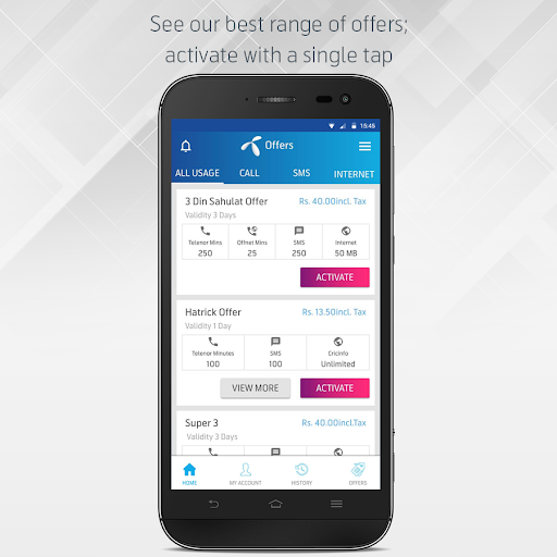 My Telenor screenshots 1