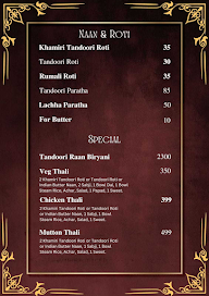 Saffron menu 2