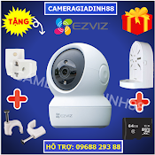 Camera Wifi Trong Nhà Xoay 360 Ezviz C6N Ty2 2M 4M 2K 1080P Full Hd [Có Cổng Lan] Bảo Hành 24Th