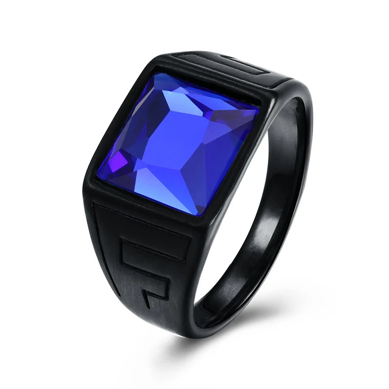 Nouvelle bague plaquée or noir tendance pour femmes, un accessoire élégant et sophistiqué, idéal pour rehausser votre style au quotidien.