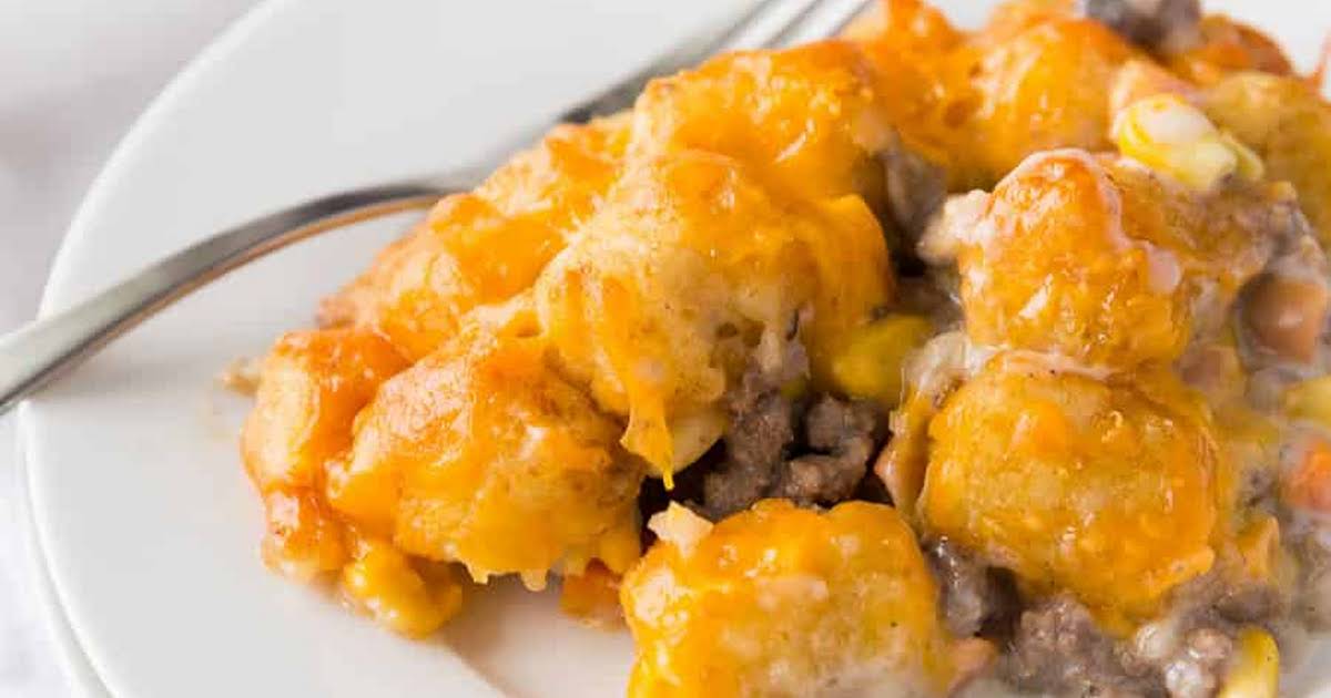 10 Best Cream of Mushroom Soup Tater Tot Casserole Recipes Yummly